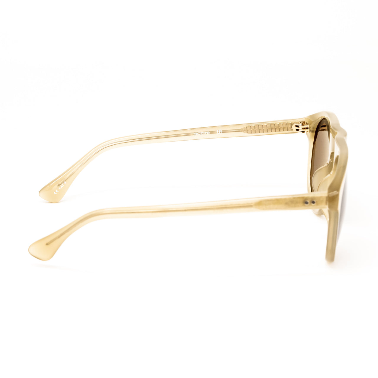 Dries Van Noten x Linda Farrow Beige Sunglasses