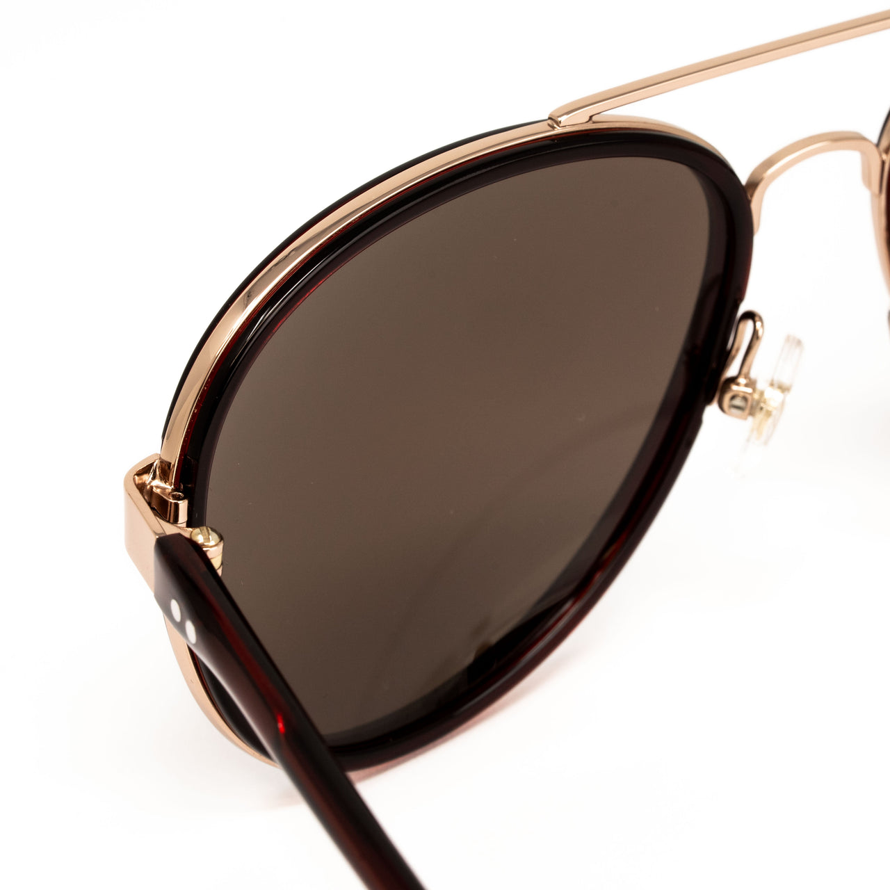 Dries Van Noten x Linda Farrow Gold Sunglasses