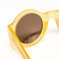 Thumbnail for Dries Van Noten x Linda Farrow Yellow Sunglasses