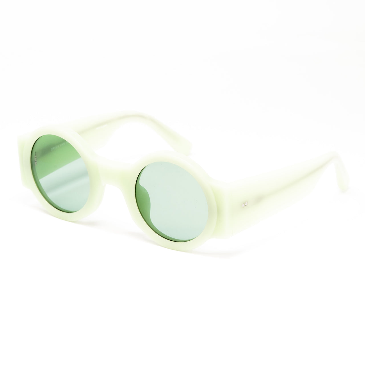 Dries Van Noten x Linda Farrow Green Sunglasses