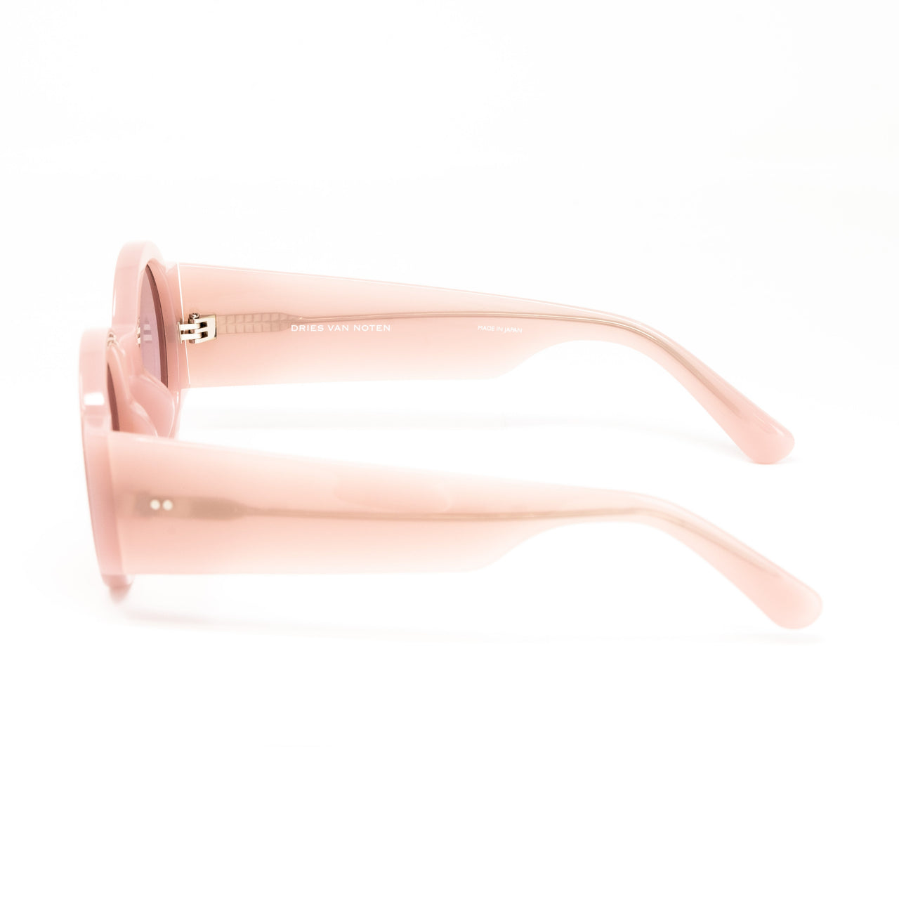 Dries Van Noten x Linda Farrow Pink Sunglasses