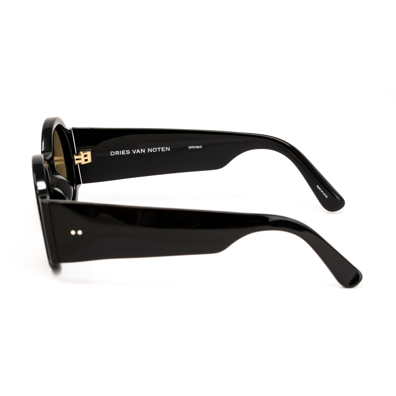Dries Van Noten x Linda Farrow Black Sunglasses