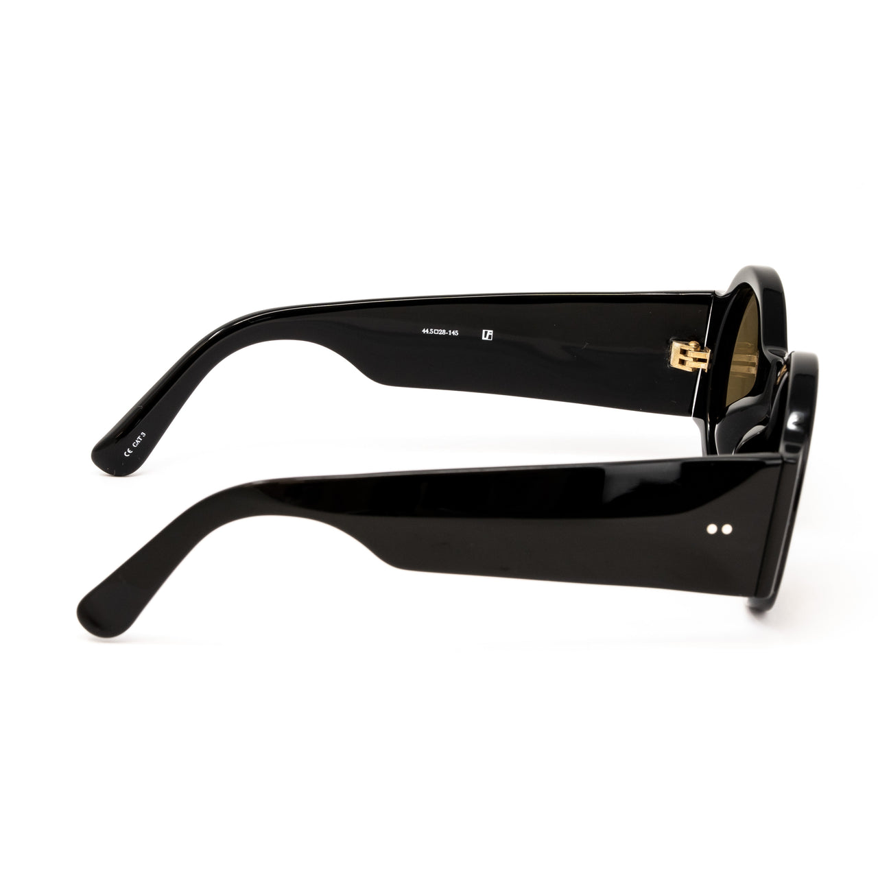 Dries Van Noten x Linda Farrow Black Sunglasses