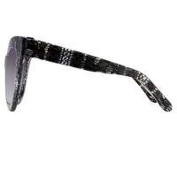 Thumbnail for Erdem Ladies Cat Eye Grey Sunglasses EDM21C1SUN