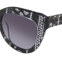 Thumbnail for Erdem Ladies Cat Eye Grey Sunglasses EDM21C1SUN