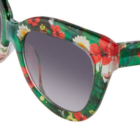 Thumbnail for Erdem Ladies Cat Eye Grey Sunglasses EDM21C4SUN