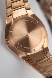 Thumbnail for Edox Les Bèmonts Men's Rose Gold Silver Watch 56003-37R-AIR