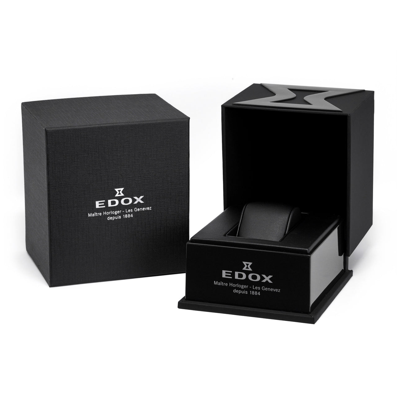 Edox Les Bèmonts Ladies Rose Gold Silver Watch 57004-37R-AIR