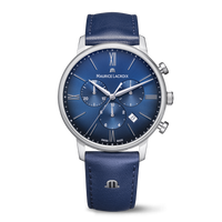 Thumbnail for Maurice Lacroix Men's Blue Eliros Chronograph Watch EL1098-SS001-410-4