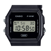 Thumbnail for Casio POP Series F-91WB-1ADF Unisex Black Digital Watch