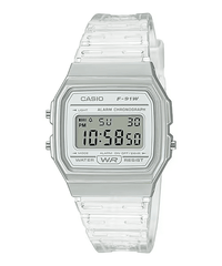 Thumbnail for Casio POP Series F-91WS-7DF Unisex White Digital Watch