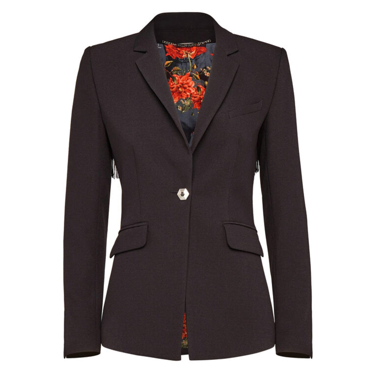 Philipp Plein Blazer "Red Flowers" Size XS