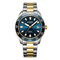 Thumbnail for Rotary Henley Men's Two-Tone Blue Watch GB05131/05