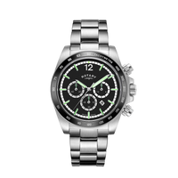 Thumbnail for Rotary Henley Chronograph Men's Black Watch GB05440/04