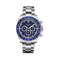 Thumbnail for Rotary Henley Chrono Men's Blue Watch GB05440/05