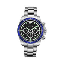 Thumbnail for Rotary Henley Chrono Men's Black Watch GB05440/72