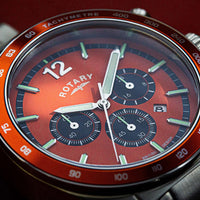 Thumbnail for Rotary Henley Chrono Men's Orange Watch GB05440/54