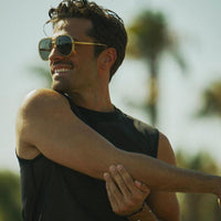 Thumbnail for Gucci Unisex Sunglasses Oversized Pilot Gold