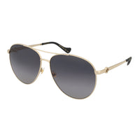 Thumbnail for Gucci Women's Sunglasses Oversized Pilot Black Gold