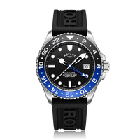 Thumbnail for Rotary Seamatic GMT Men's Blue Black Watch GS04378/96