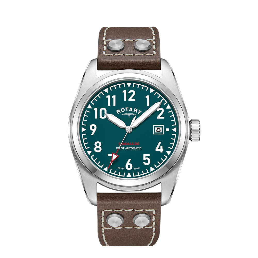 Rotary RW 1895 Pilot Men's Green Watch GS05470/73