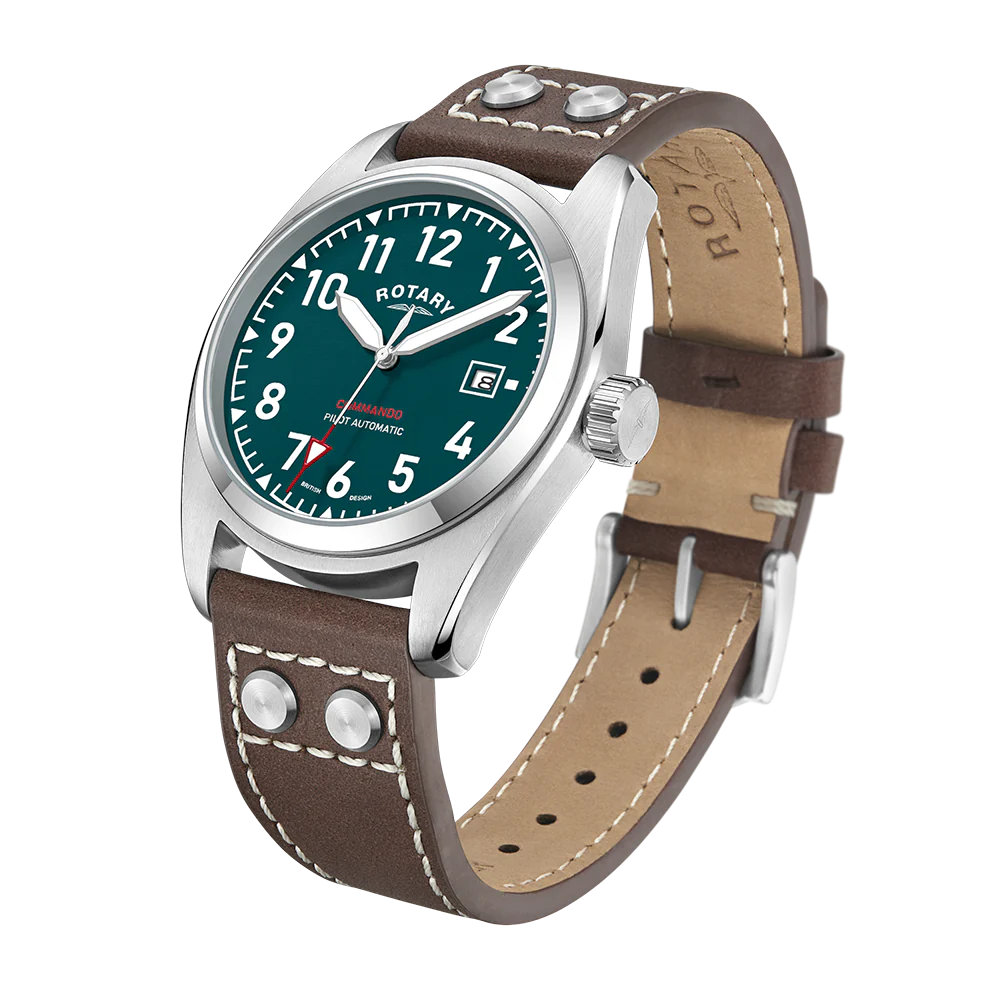 Rotary RW 1895 Pilot Men's Green Watch GS05470/73