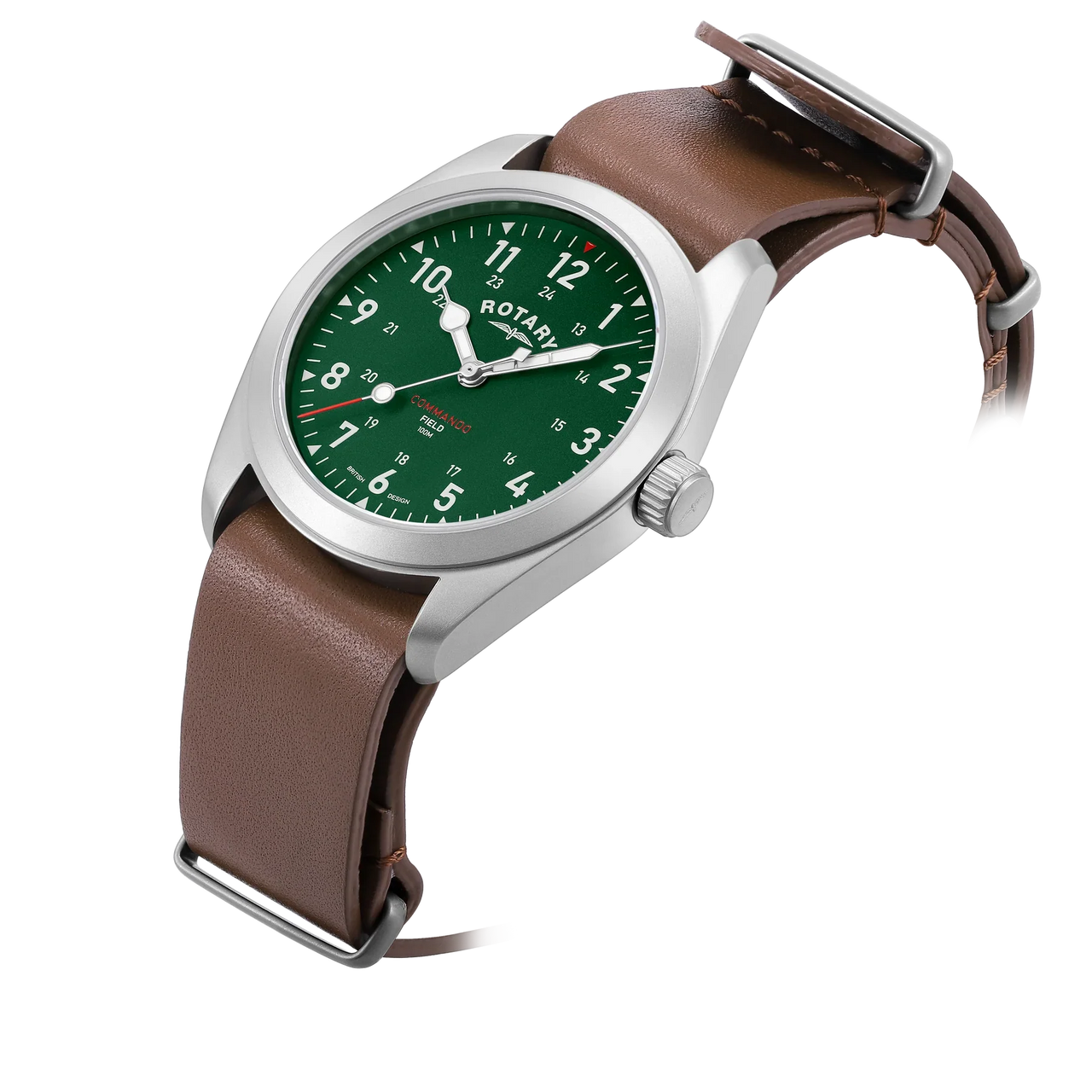 Rotary RW 1895 Field Men Watch Green GS05535/56