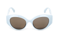 Thumbnail for Gucci Women's Sunglasses Oversized Cat Eye Blue GG0809S-004 52