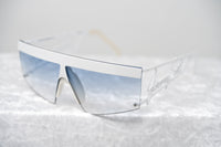 Thumbnail for Jeremy Scott Ladies Rectangular Grey Sunglasses 6JSSIGNATURESHADESWHITE