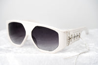 Thumbnail for Jeremy Scott Unisex Special Grey Sunglasses JSLEATHERC2SUN