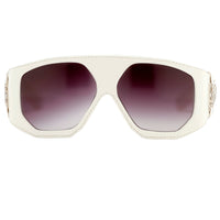 Thumbnail for Jeremy Scott Unisex Special Grey Sunglasses JSLEATHERC2SUN