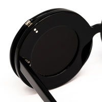 Thumbnail for Jeremy Scott x Linda Farrow Black Mickey Sunglasses