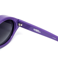 Thumbnail for Jeremy Scott Ladies Oval Grey Sunglasses JSVISORC3SUN