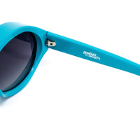 Thumbnail for Jeremy Scott Ladies Oval Grey Sunglasses JSVISORC5SUN