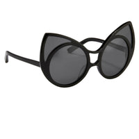 Thumbnail for Khaleda And Fahad Ladies Cat Eye Grey Sunglasses KR1C1SUN