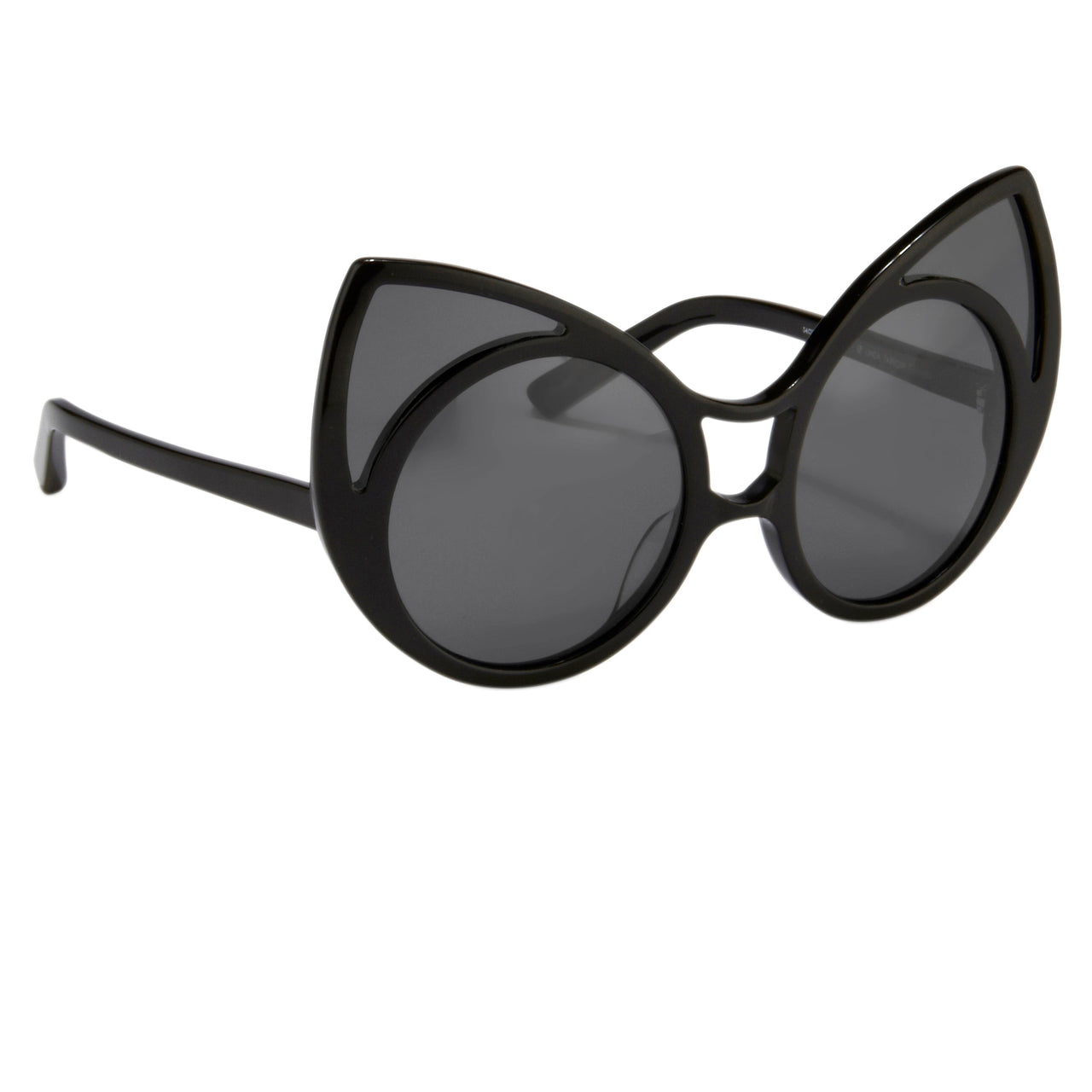 Khaleda And Fahad Ladies Cat Eye Grey Sunglasses
