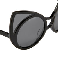 Thumbnail for Khaleda And Fahad Ladies Cat Eye Grey Sunglasses