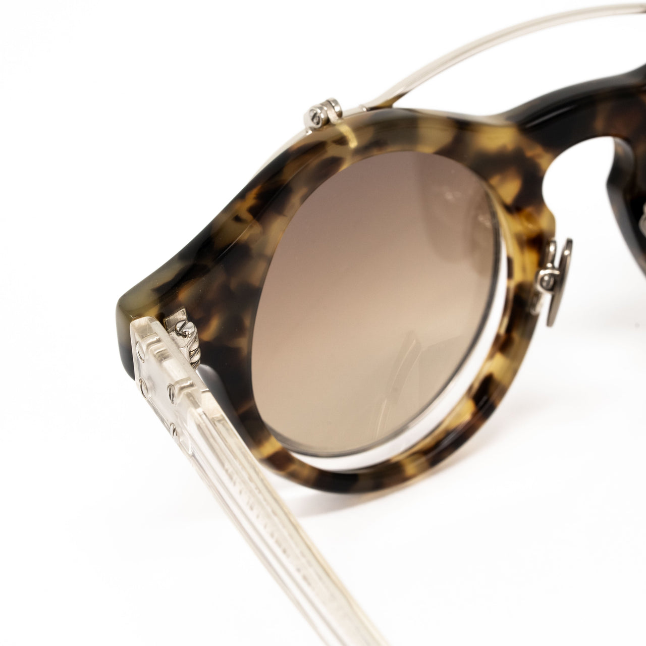 Kris Van Assche x Linda Farrow Tortoiseshell Sunglasses