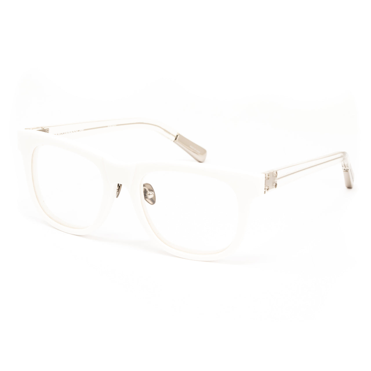 Kris Van Assche x Linda Farrow White Eyeglasses