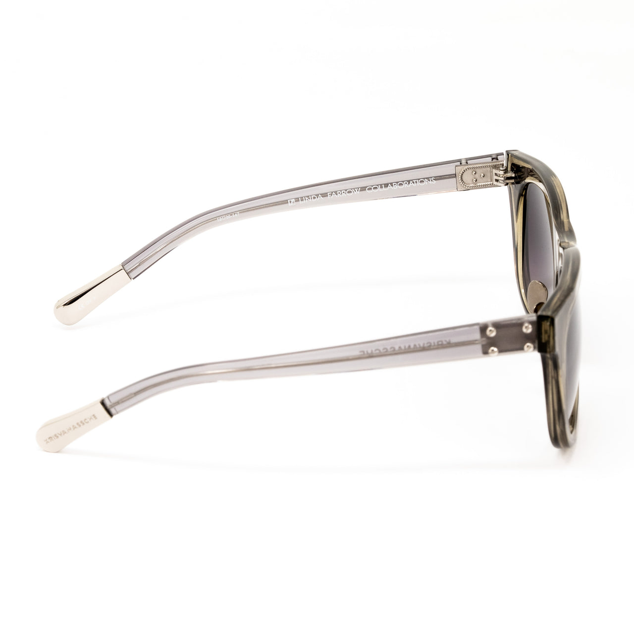 Kris Van Assche x Linda Farrow Olive Sunglasses