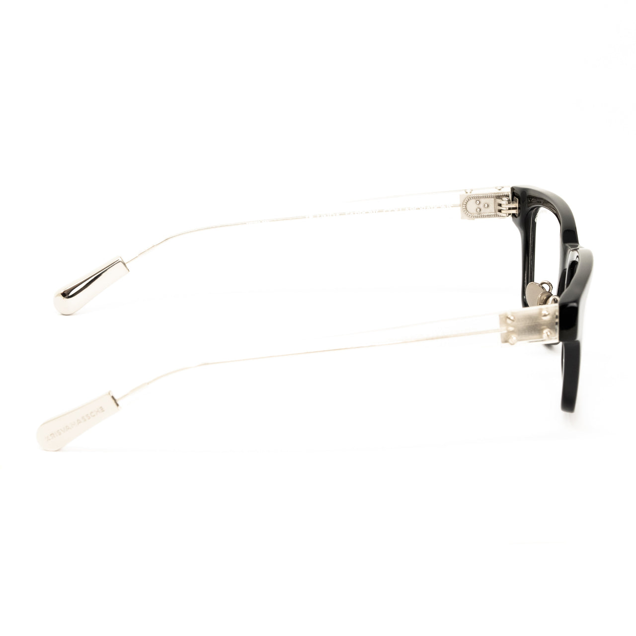 Kris Van Assche x Linda Farrow Black Eyeglasses