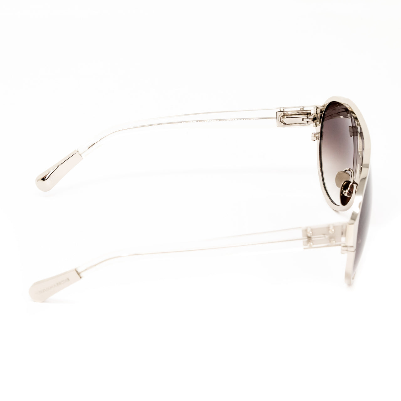 Kris Van Assche x Linda Farrow Silver Sunglasses