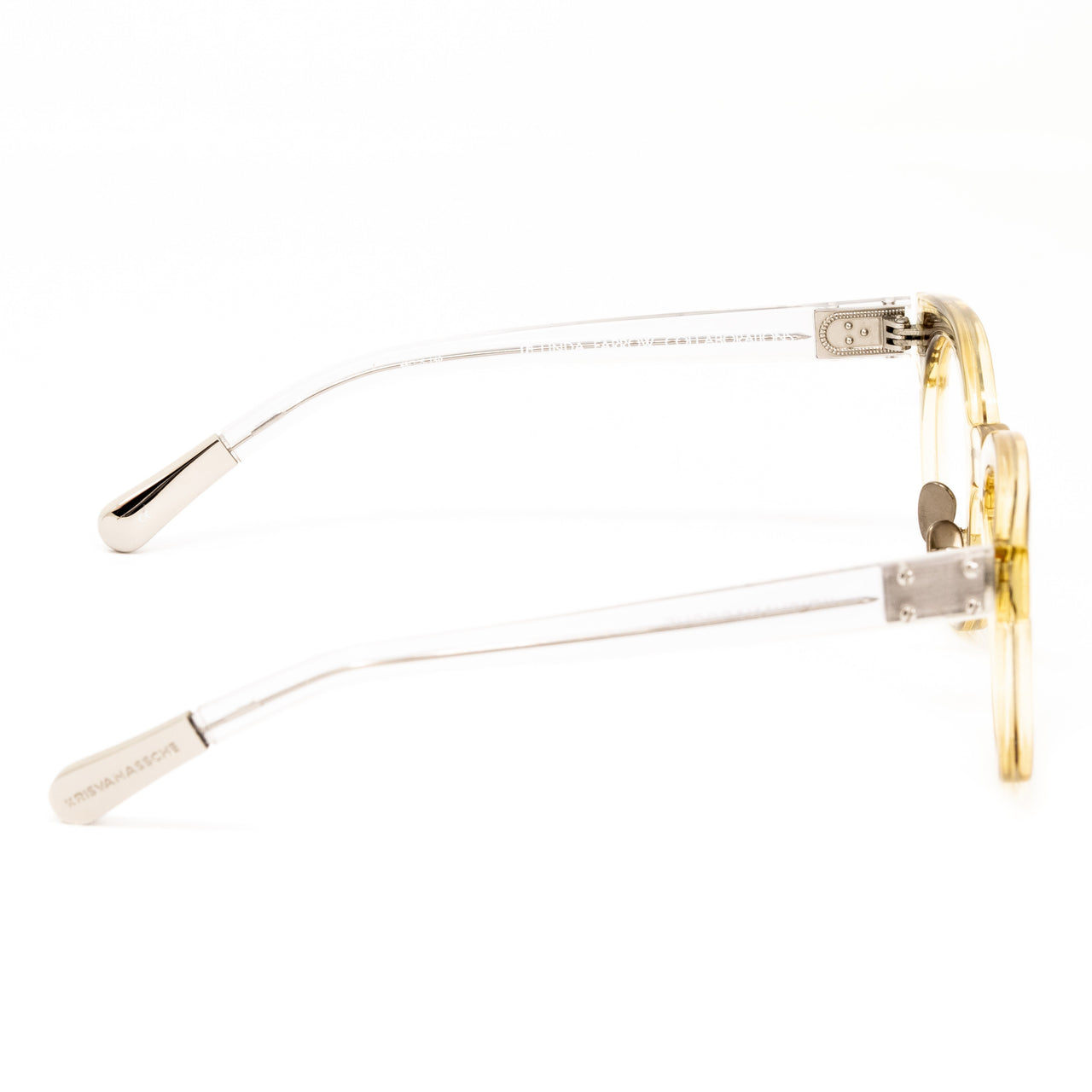 Kris Van Assche x Linda Farrow Clear Eyeglasses