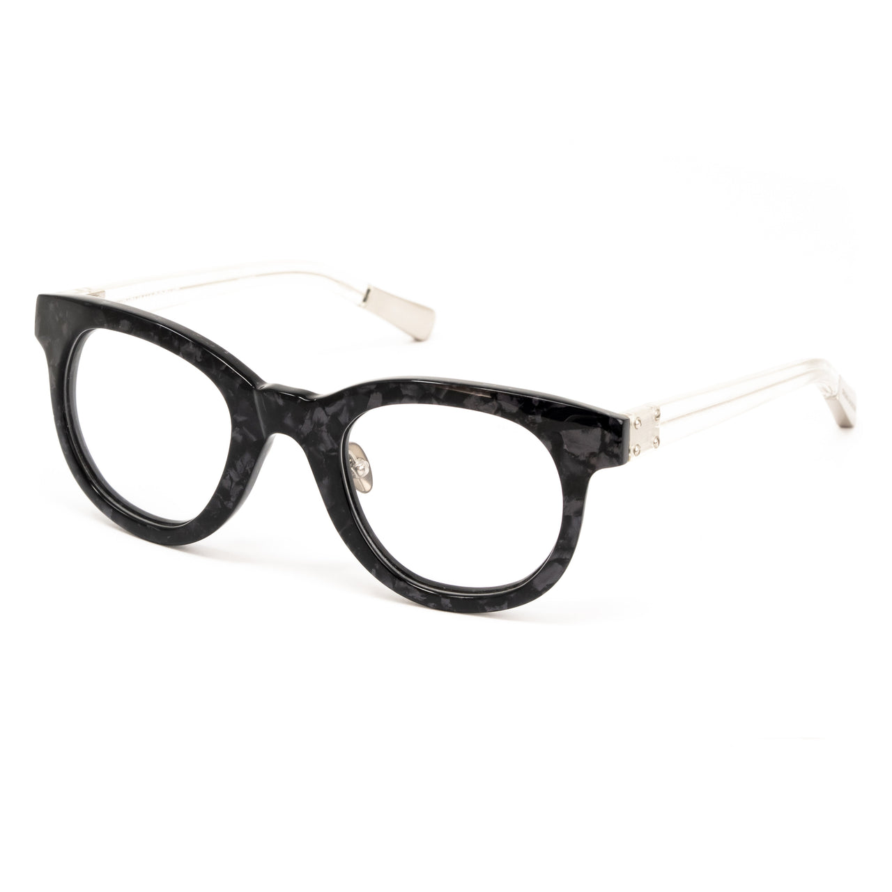 Kris Van Assche x Linda Farrow Black Eyeglasses