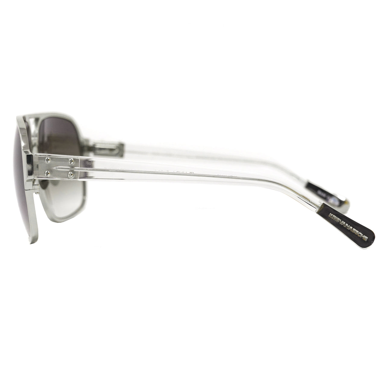 Kris Van Assche x Linda Farrow Grey Sunglasses