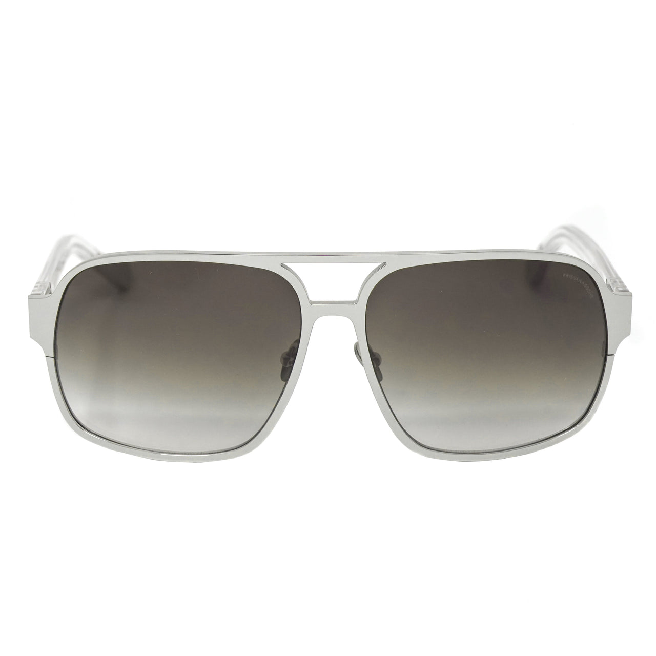 Kris Van Assche x Linda Farrow Grey Sunglasses