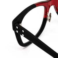 Thumbnail for Kris Van Assche x Linda Farrow Black and Red Sunglasses