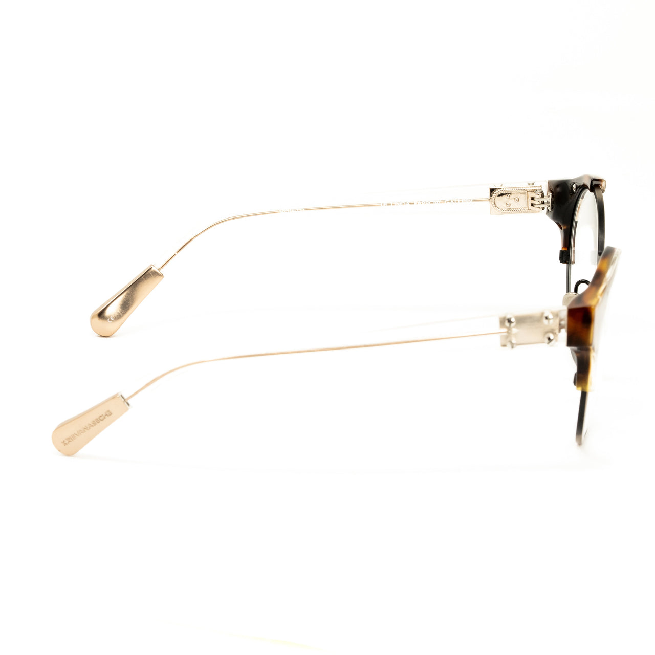Kris Van Assche x Linda Farrow Tortoiseshell Eyeglasses