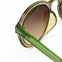 Thumbnail for Kris Van Assche x Linda Farrow Green Sunglasses