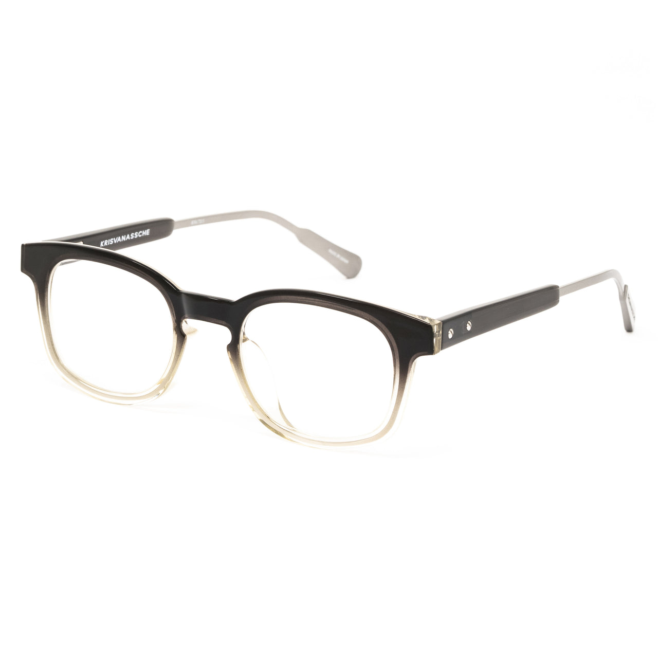 Kris Van Assche x Linda Farrow Black Eyeglasses